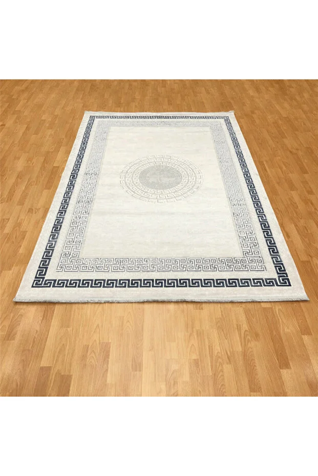 Mevlana Bazaar Mabel 200 X 300 Bambu Yün Halı Lacivert