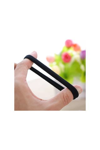 40 Adet Havlu Toka Lastik Toka Saç Tokası Siyah