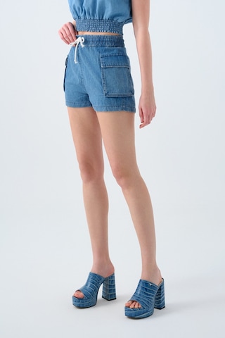Loft Gossamer Mid Kadın Şort Mavi