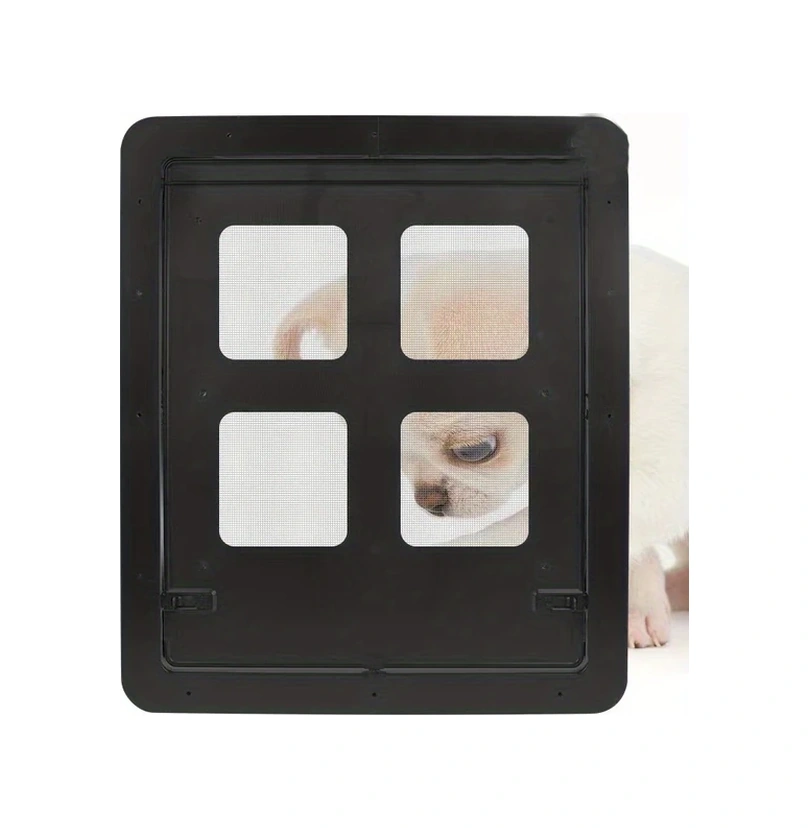 Willowhaven Siyah L Kilitlenebilir Evcil Hayvan Ekran Kapısı Kendinden Kapanan Ve Kilitli