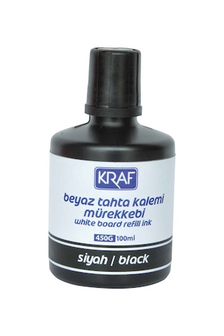 Kraf Tahta Kalemi Mürekkebi 100 Ml 6 Li Paket Renk Seçenekli Siyah