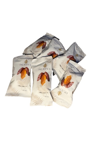 Huriva Beyaz Çikolatalı Bademli Hurma 500 G Huriva Beyaz Çikolatalı Bademli Hurma 500 G