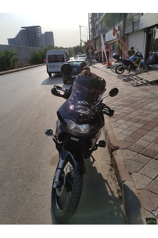 Honda Transalp Xl650 Uzun Cam Koyu Füme Zeus 50Cm 4Mm