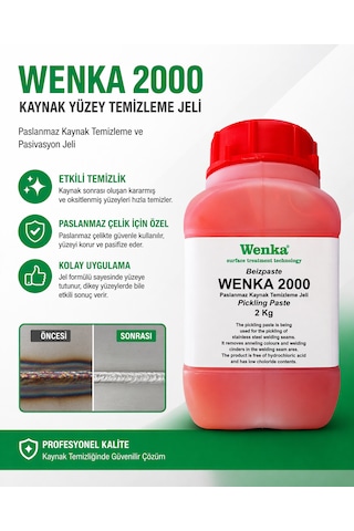 Paslanmaz Kaynak Temizleme Jeli