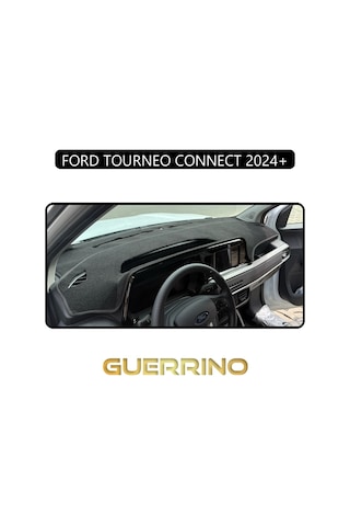 Ford Torneo Courıer 2023+ Torpido Koruma Halısı Siyah Kenar