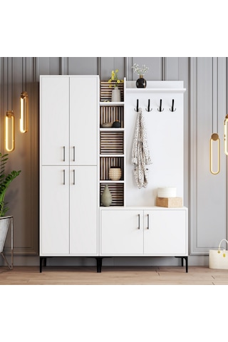 Variant Variant Viyana Da Portmanto - Beyaz / Beyaz