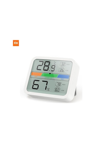 Xıaomı Youpın Lcd Dijital Termometre 2 Higrometre Mıknatıslı İç Mekan Termo-higrometre, Oda İklim Kontrolü İçin Mın/max Kayıtları