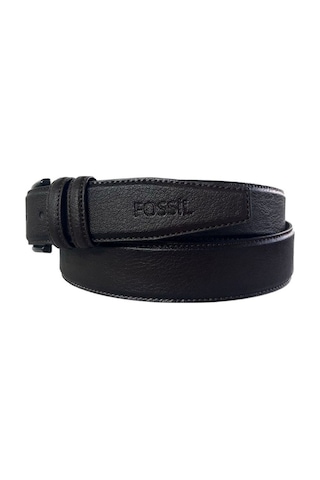 Fossil Kahve Düz Dikiş Suni Deri 3,5 Cm Erkek Kemeri-115 Cm Kahve