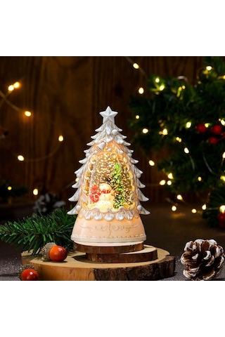 Novahub Yeni Yaşlı Yaratıcı Süsleme Parlayan Noel Mum Mum Masaüstü Lambası Lambası Kırmızı Hediye Gece Çantası Adam 20 Ws 20