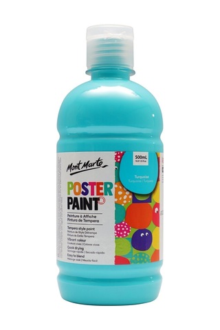 Mm Poster Boyası 500ml - Turquoise