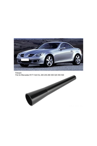 Ximistore9 Mercedes R171 Slk Sl 200-500 İçin Dekoratif Kısa Direk Anten, T6061 Alüminyum, Kolay Kurulum, Dayanıklı