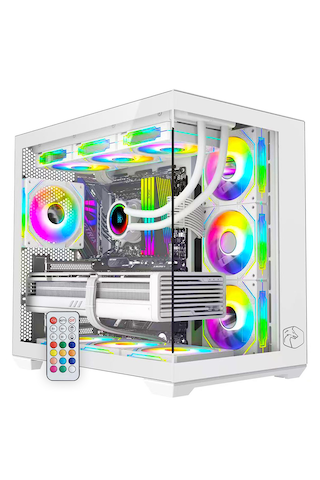 Gametech Prime V2 Kumandalı A-rgb 7x120mm Fanlı Bilgisayar Kasası