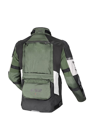 Ls2 X-master Siyah-yeşil-gri 4 Mevsim Motosiklet Montu