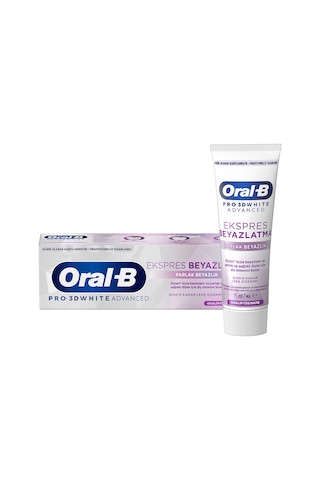Oral-B Pro 3D White Advanced Ekspres Beyazlatma Diş Macunu 75 ML