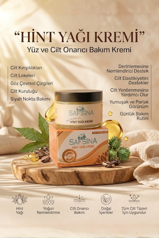 Safsina Hint Yağı Kremi