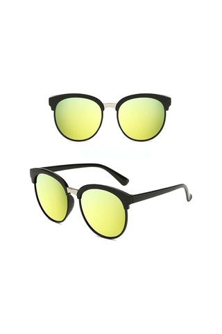 Uv 400 Unisex Gözlük Mercury Reklektif Renkli Lensler Retro Gözlük