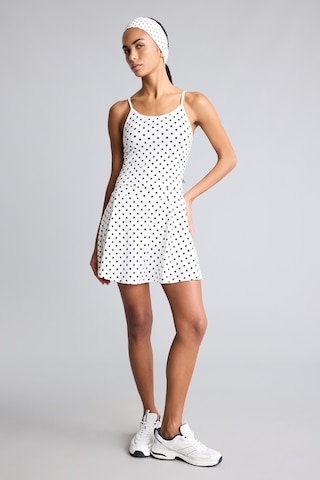 Defacto Slim Fit İp Askılı Puantiyeli Crop Atlet I7902ax26hswt34 Beyaz-wt34