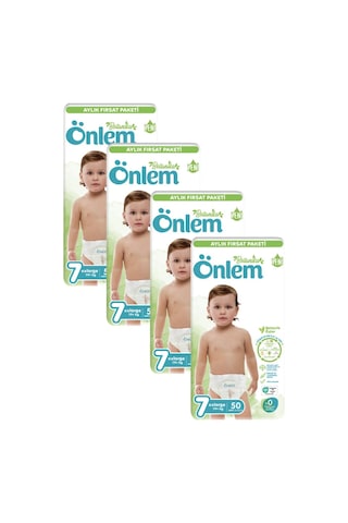 Önlem Botanika 7 Numara Bebek Bezi Xxlarge 19+ Kg 50 Li X 4 Adet 7