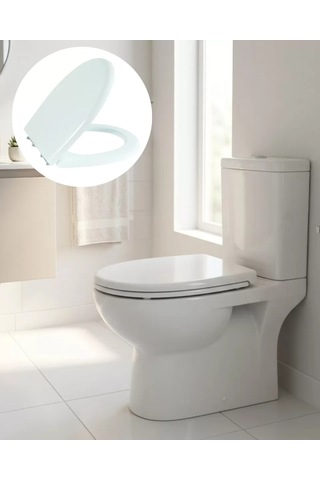 Home Standart Klozet Kapağı Universal Uyumlu Kolay Temizlik Kaydırmaz Taban Tasarım Çok Renkli