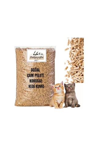 Dalgıçoğlu Çam Pelet Doğal Çam Peleti Kedi Kumu 10 KG Dalgıçoğlu Çam Pelet Doğal Çam Peleti Kedi Kumu 10 KG