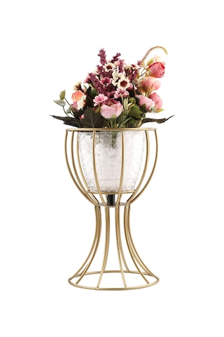 Anafor Saksılık Eskitme 25 Cm Şeffaf Saksı