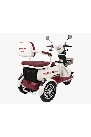 Csn Smart Elektrikli 3 Tekerlekli Motor Kırmızı