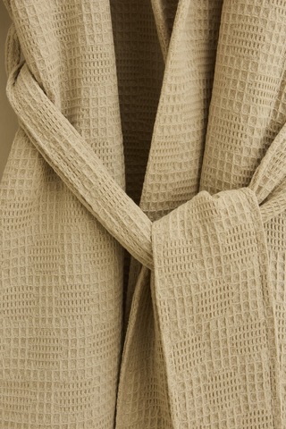 Kaşmir Home İris Waffle Bornoz Bej L-xl Bej