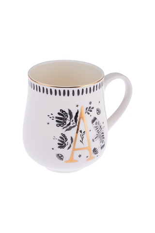 Emsan Artisan A Letter New Bone Kupa 220 Ml