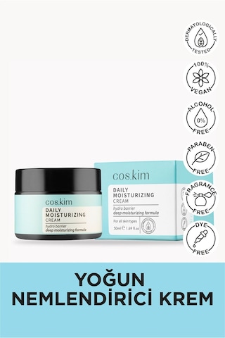 Yoğun Nemlendirici Ve Bariyer Güçlendirici Günlük Bakım Kremi Daily Moisturising Cream 50ml