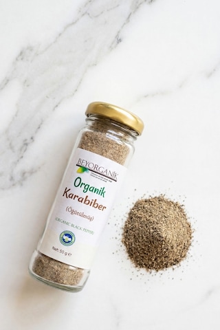Beyorganik Organik Karabiber Öğütülmüş 50 G