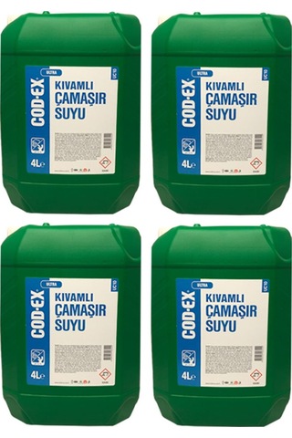 Cod-Ex Kıvamlı Çamaşır Suyu 4 x 4 L