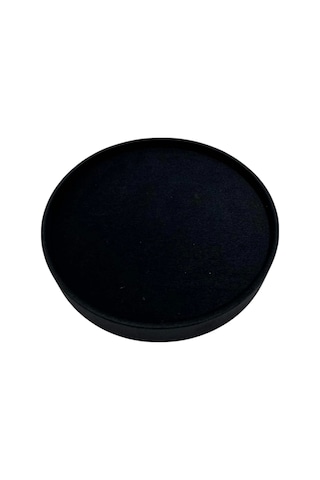 Silindir Model Süet Kumaş Gri Renk 20/20 Cm Batırmalı Küpe-piercing Tablası Siyah