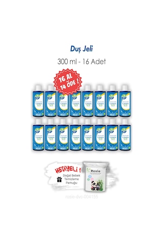 16 Al 14 Öde 300 Ml Turmepa Duş Jeli Ve Rosıe Aloe Vera