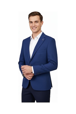 Erkek Tek Spor Ceket Çift Yırtmaçlı Bgl-st04982 İndigo