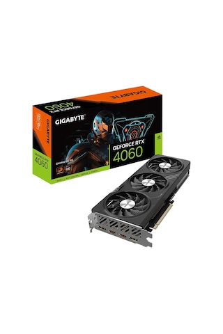 Gigabyte NVIDIA GeForce RTX 4060 Gaming OC GV-N406GAMING OC-8GD 8 GB GDDR6 128 Bit Ekran Kartı