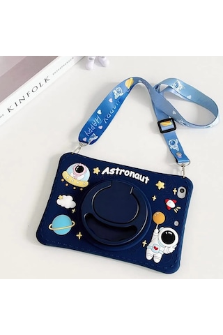 Samsung Galaxy Uyumlu Tab A9 8.7 İnç Sm-x110 Tablet Kılıf Astronot Çocuk