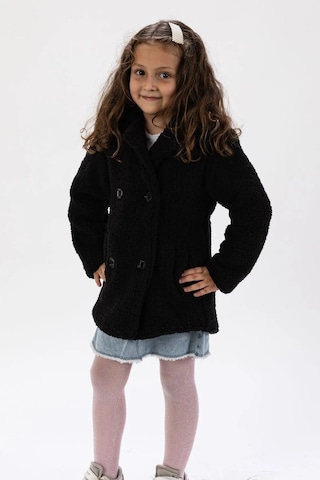 Mnk Baby & Kids Kuzu Polar Kumaş Kışlık Çocuk Mont Mnk0652 Siyah
