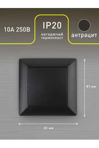 Intro Tek Tuşlu Solo Anahtar 10a-250v 123742441