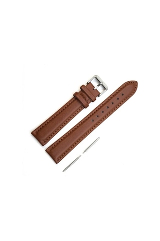 Av.Açık Kahve (Pu) Deri Saat Kordonu Kayışı 18 Mm