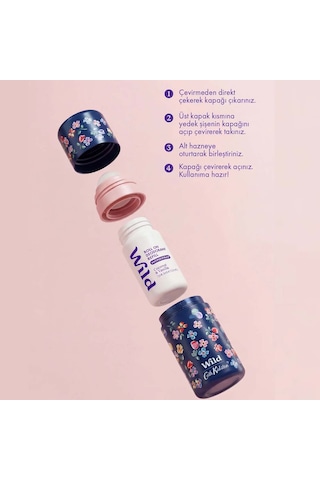 Wild Antiperspirant Roll On Cath Kidston Marble Ditsy Case & Coconut & Vanilla Refill Ter Önleyici 50 Ml