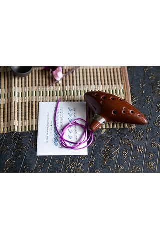 Hermann Mayer Hmo12Br Pro Seramik Alto Ocarina - Kahverengi