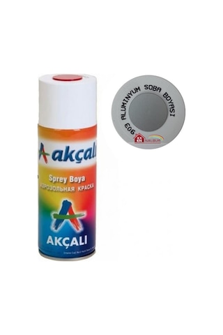 Akçalı Sprey Boya 400 ML 903 Alüminyum Soba  Boyası