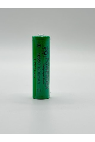 Powerdex 18650L 3.7V 3200 mAh Şarj Edilebilir Li-ion Pil