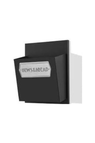 The Mia Galvaniz 37x27x17cm Asılan Ekmekve Gazetelik Siyah Glv0527 Siyah