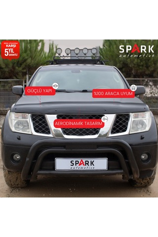 Nissan Navara 2006-2015 Yıl Aralığı Uyumlu Kaput Rüzgarlığı 3mm
