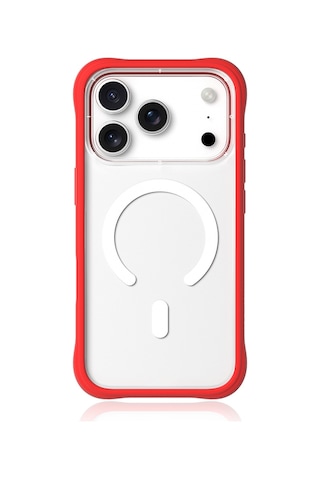 Apple Uyumlu iPhone 17 Pro  Kılıf M-safe Şarj Özellikli Airbagli Youngkit Dynamic 2 Serisi Kapak Kırmızı Kırmızı