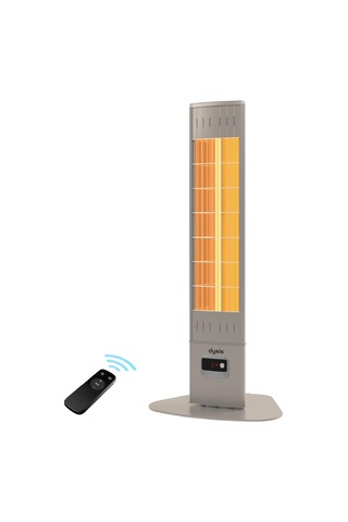 Dysis Single X Karbon Serisi IP65 Suya-Toza Dayanıklı 2300 W Bej Uzaktan Kumandalı İç/Dış Mekan Isıtıcı