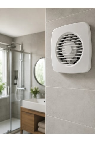 120 Mm Dekoratif Aspiratör 16 W 180 M³/h Banyo Mutfak Ve Wc Havalandırma Fanı
