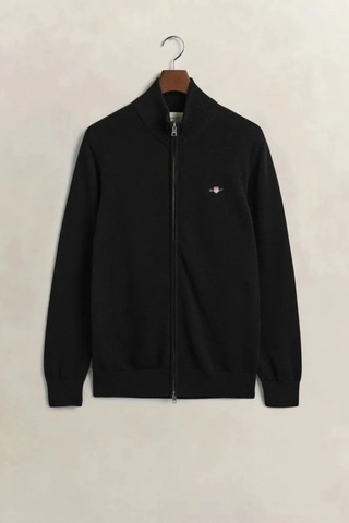 Gant Erkek Siyah Regular Fit Fermuarlı Hırka-24713