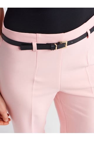 Dilvin 71616 Kemerli Culotte Pantolon-pembe Pembe